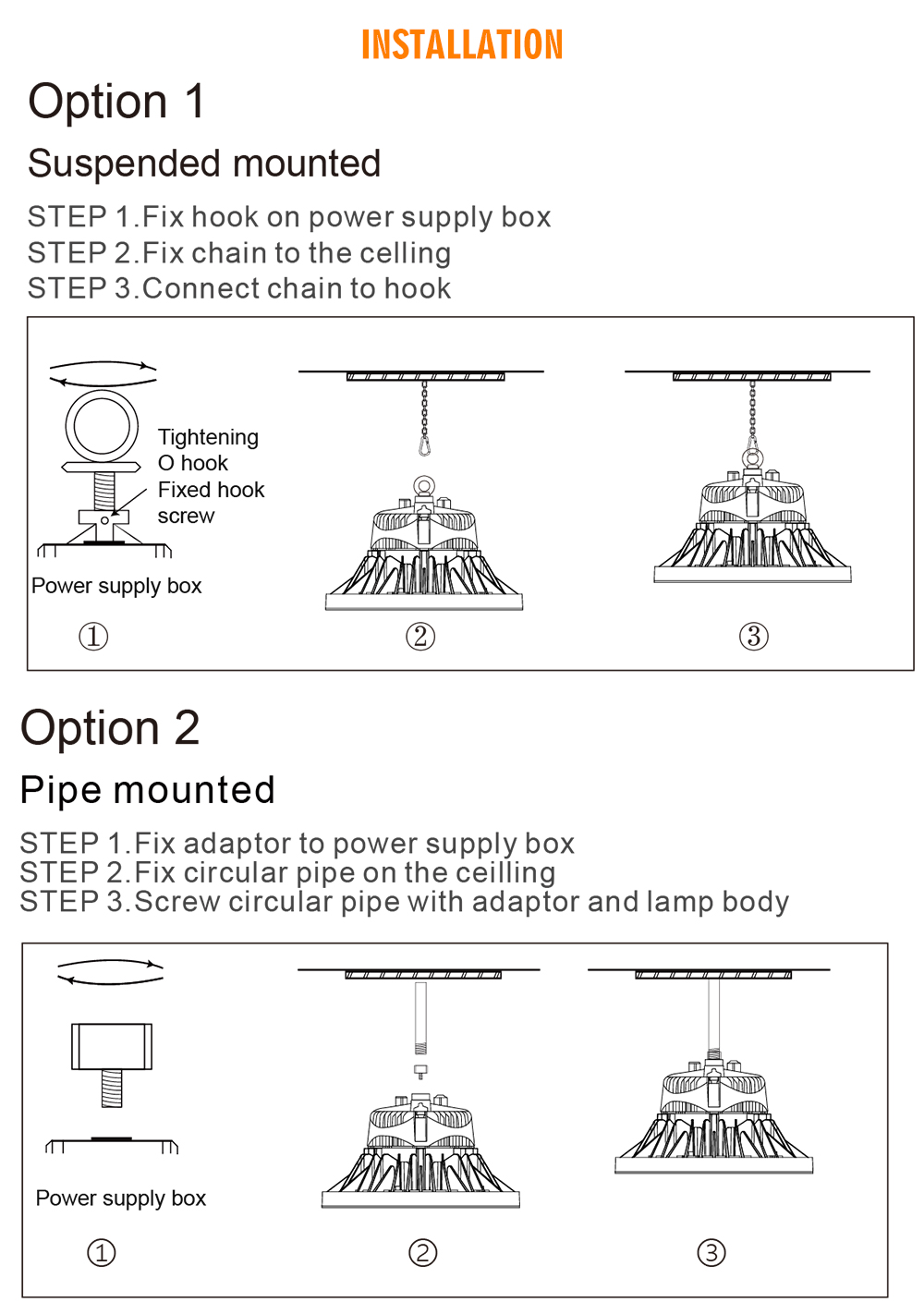 installation options