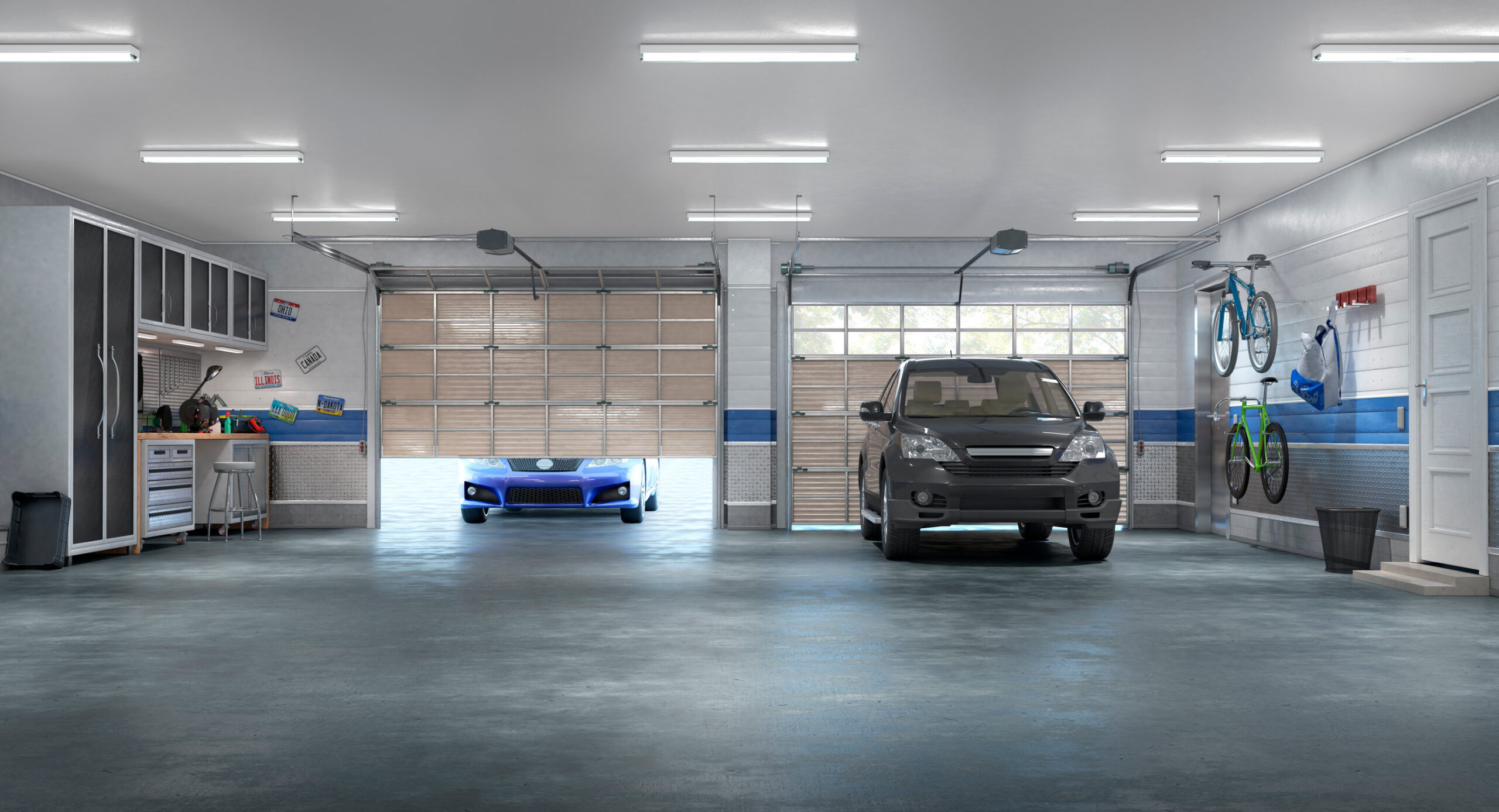 LED garage light
