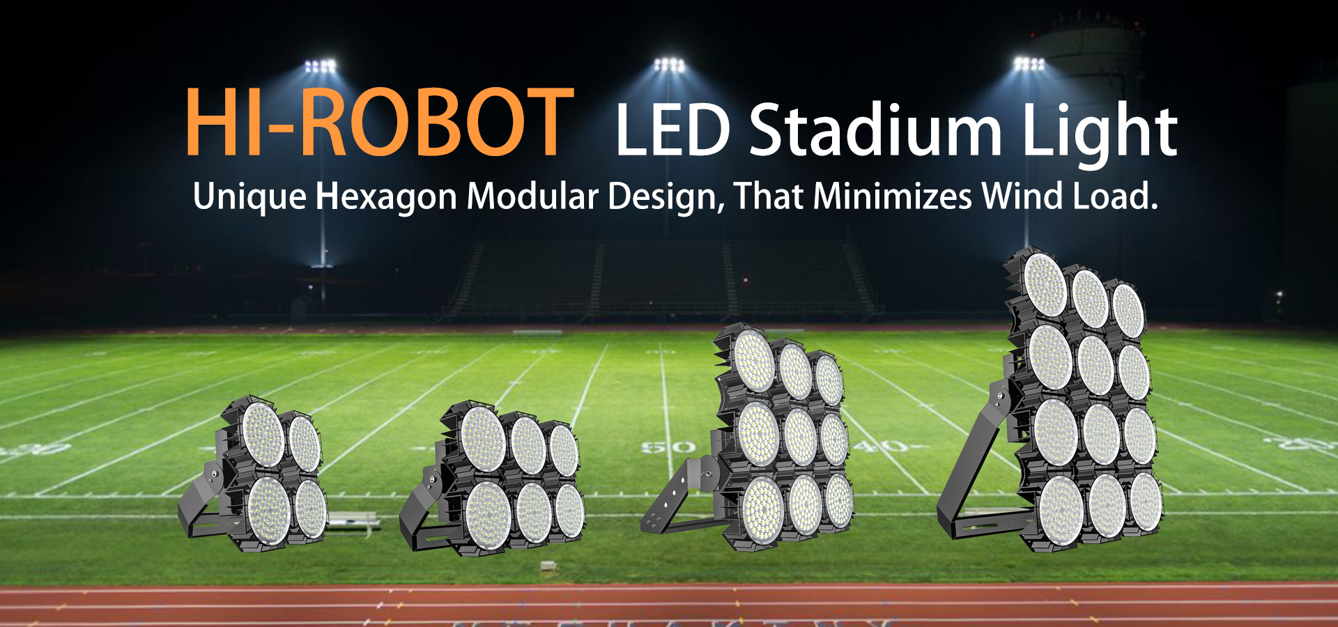 Hi-robot LED high mast light