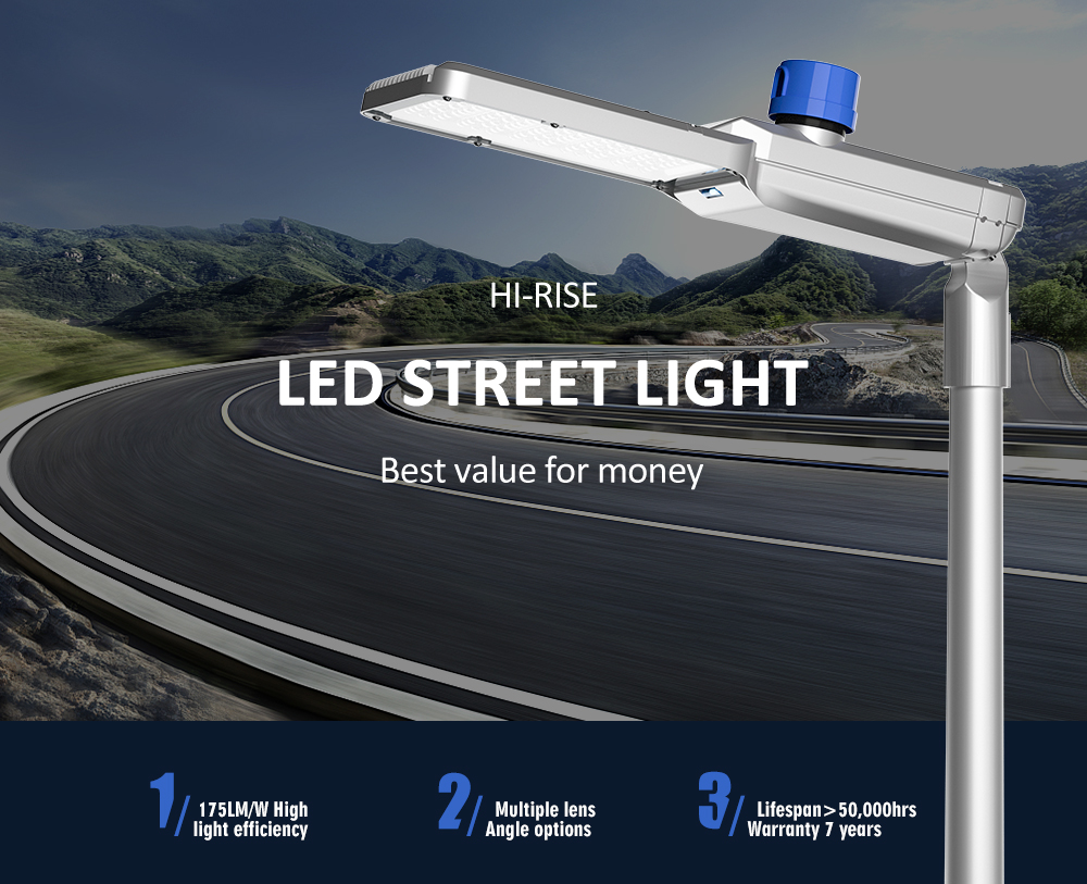 LED high lumen street light