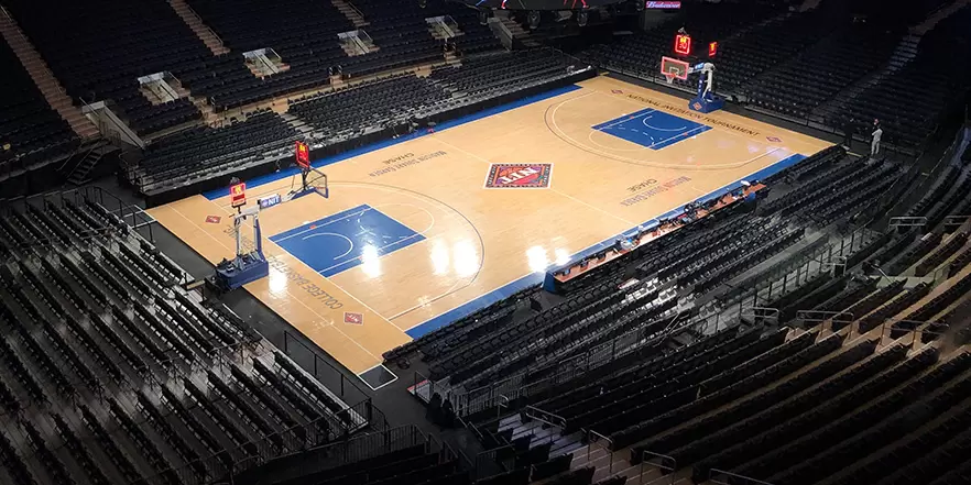 indoor basketball court