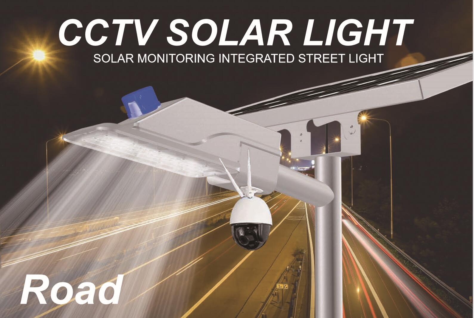 CCTV solar LED lights