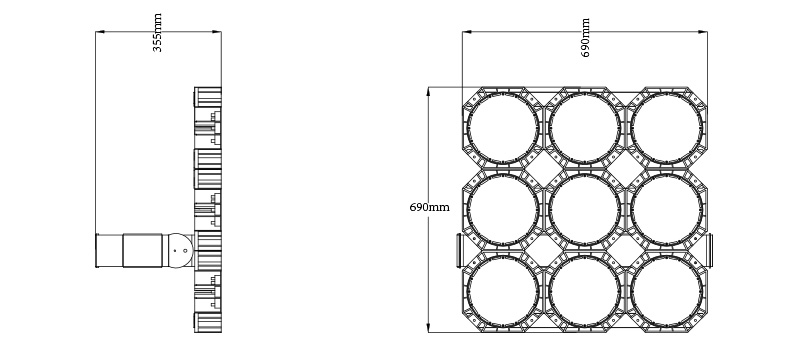 Hi-Robot LED stadium lights Product Specifications