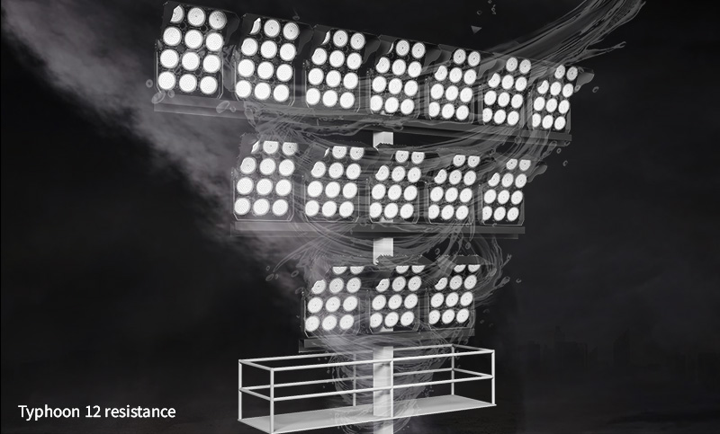 Hi-Robot LED stadium light Withstand wind