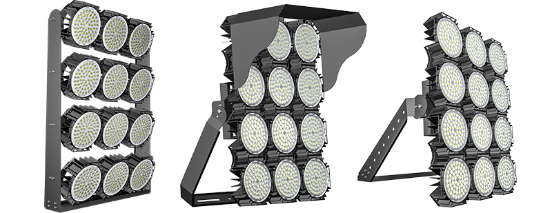 Hi-Robot LED tennis court lights  Multiple Mounting Options 