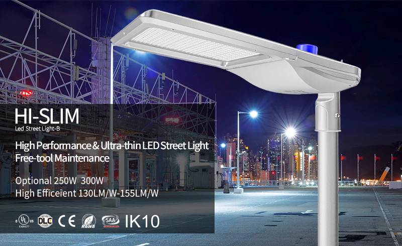 Hi-Slim LED Street Light 250W 300W