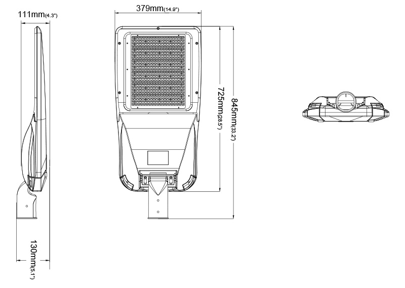 Hi-Slim Led Street Light Product  Specifications