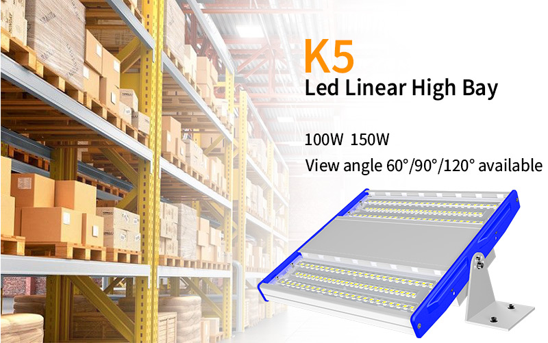 100W-150W K5 LED Linear High Bay Light