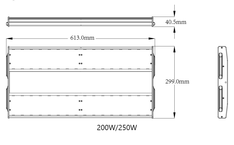 K5 LED Linear High Bay Light Технические характеристики продукта