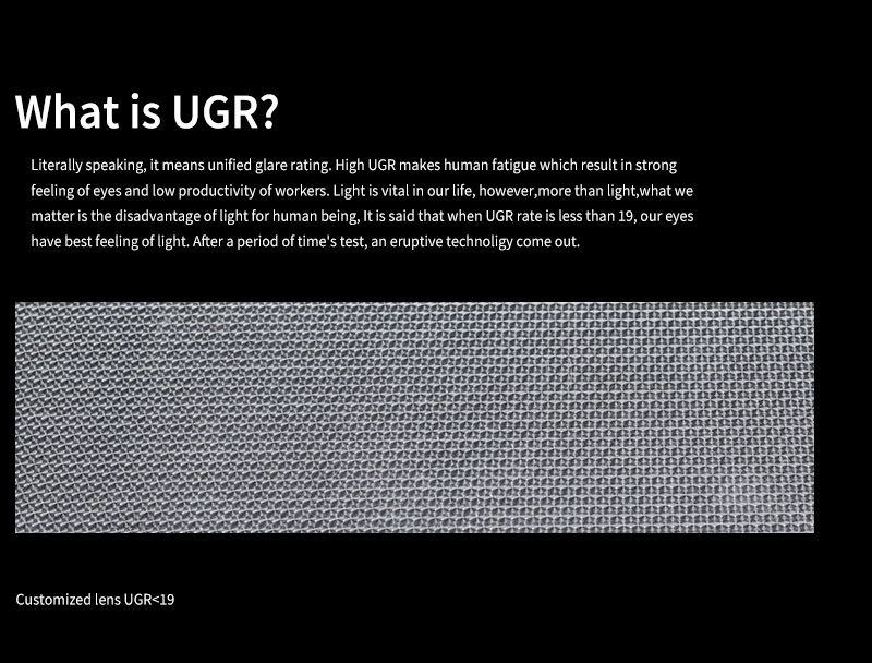 Educational Linear High Bay Light What is UGR?