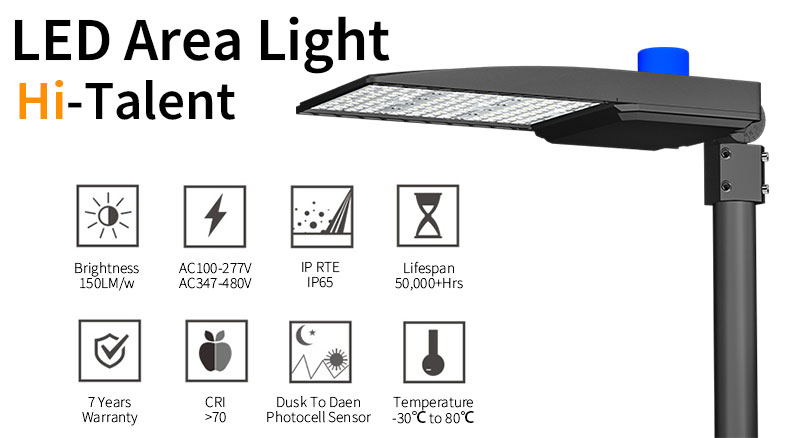 Key Features Of Hi-Talent LED Area Light