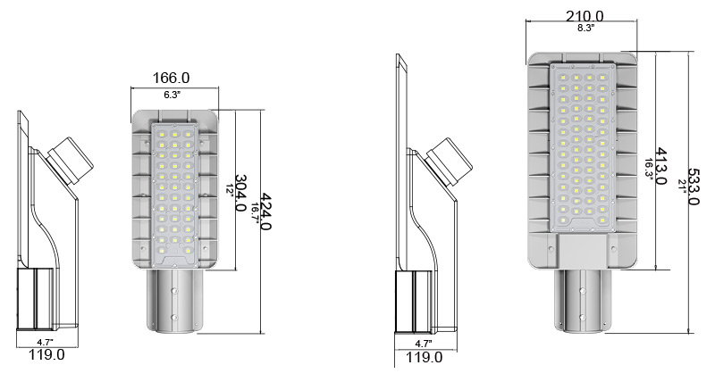 Hi-Small LED Street Light Product  Specifications 