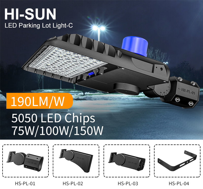 100W Led Parking Lot Light