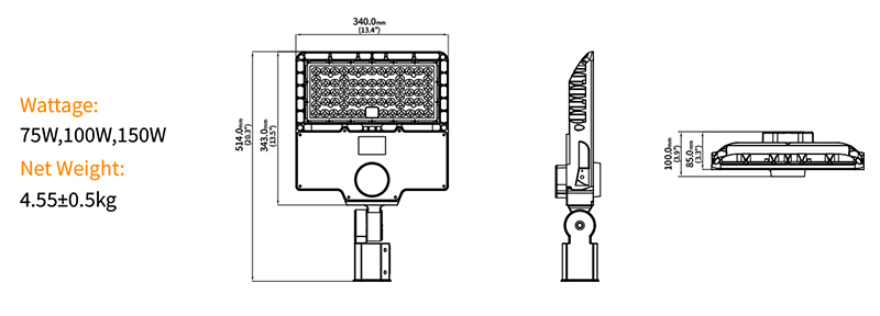 Hi-Sun Led parking lot light Product specifications