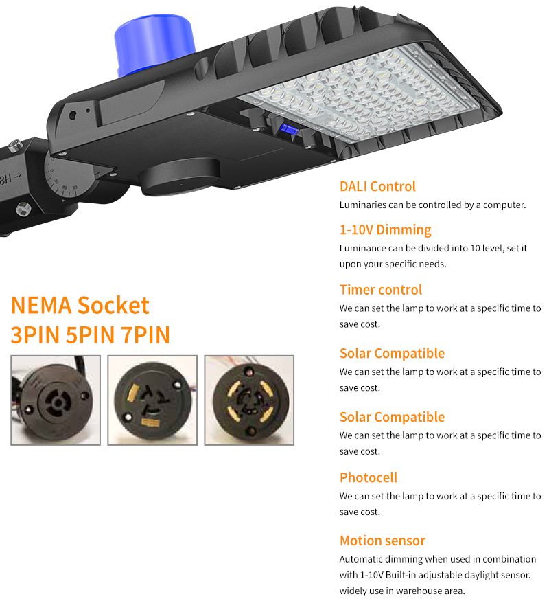 Hi-Sun Led parking lot light smart