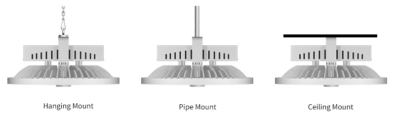 H2 LED UFO High Bay Light Multiple Mounting Options