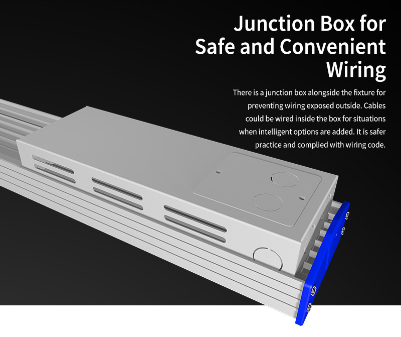 K4 LED Linear High Bya Light Junction Box for Safe and Convenient Wiring