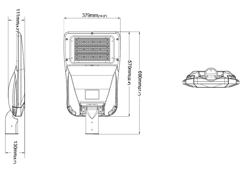 Hi-Slim LED Area Light Product  Specifications