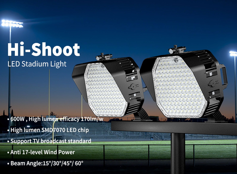 Buy LED Stadium Light 600W UL/DLC certificate - Hishine