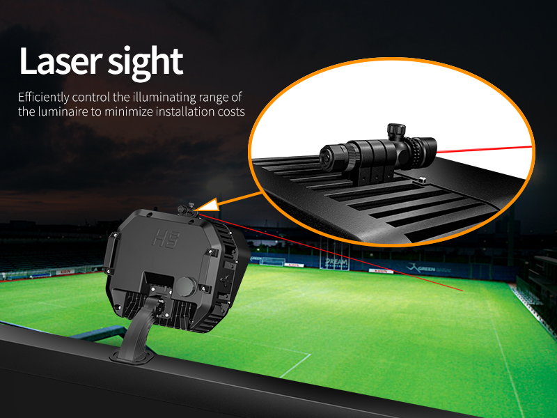 Hi-Shoot LED Stadium Light Laser sight