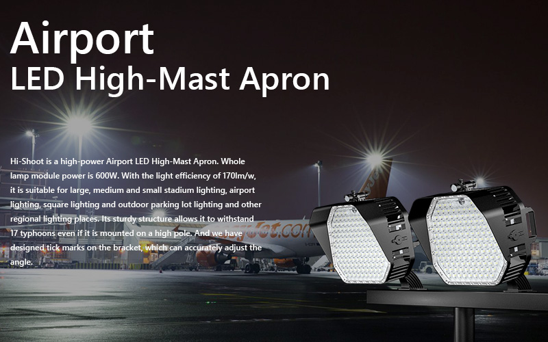 High Power Airport LED High-Mast Apron