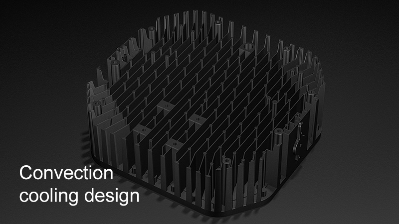 Excellent thermal design to avoid light decay