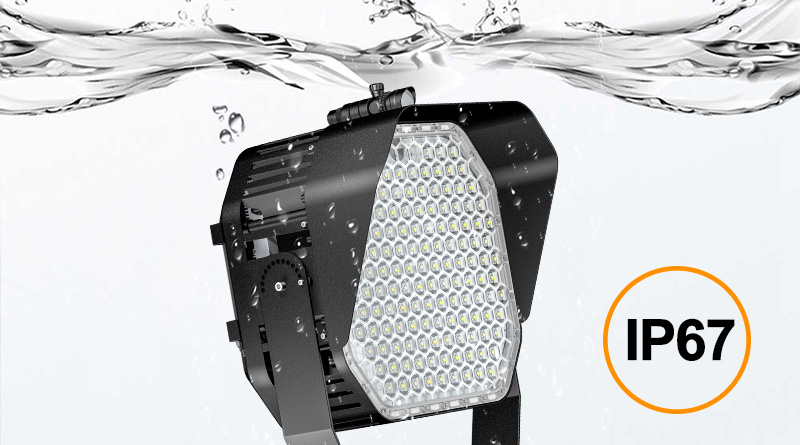 led tennis court light Requires waterproof