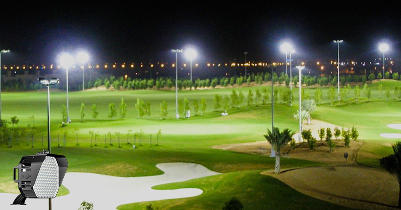 Lighting cost of golf course