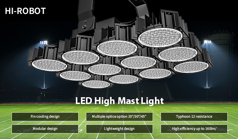 Why choose Hishine's LED high mast lights