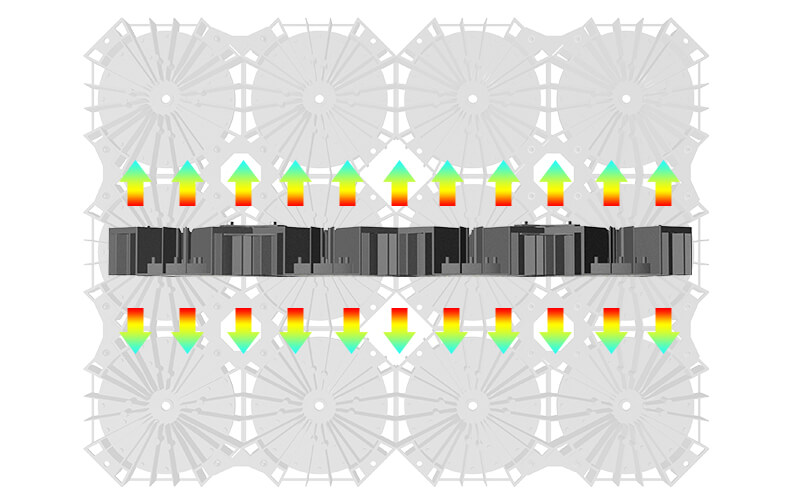 LED Volleyball Lights Heat dissipation