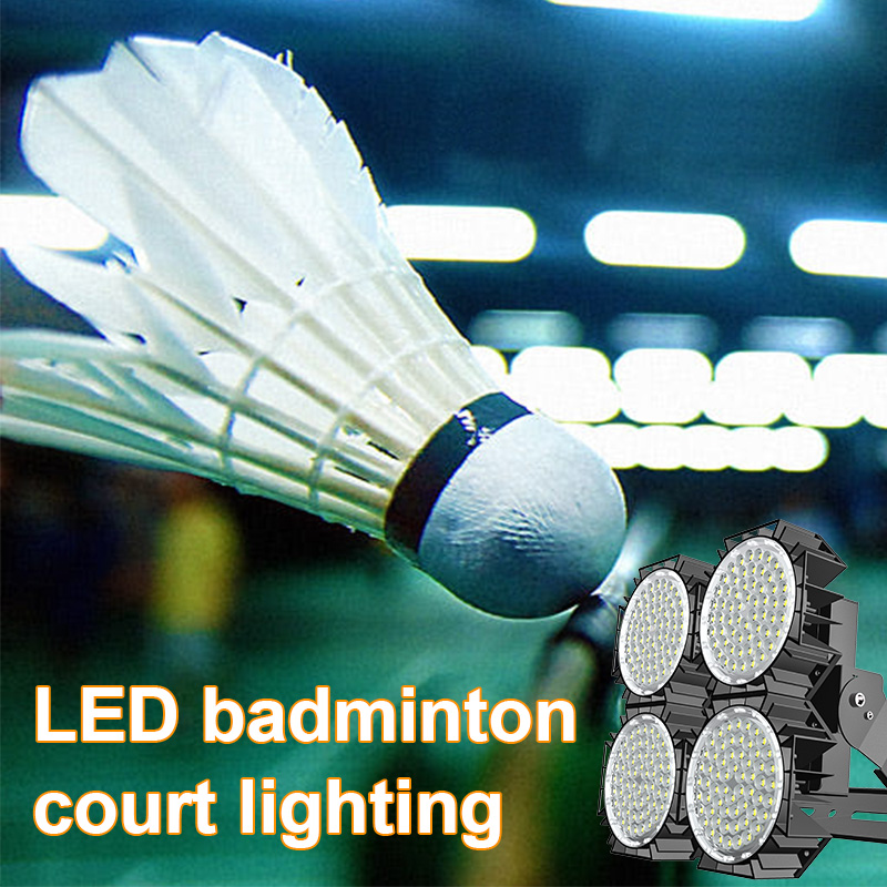 Badminton court lighting