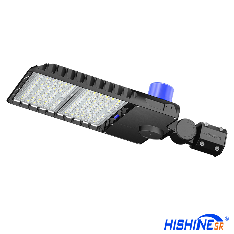 Hi-Sun HS-PL200W-C series area shoebox led light 