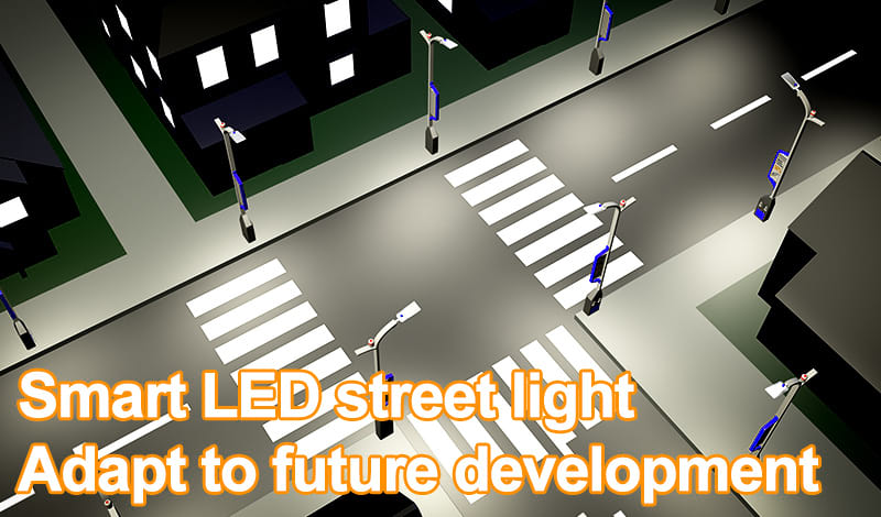 Smart LED street lights adapt to future development