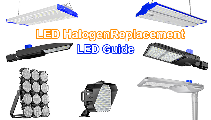 Guide for LED lights to replace halogen lamps