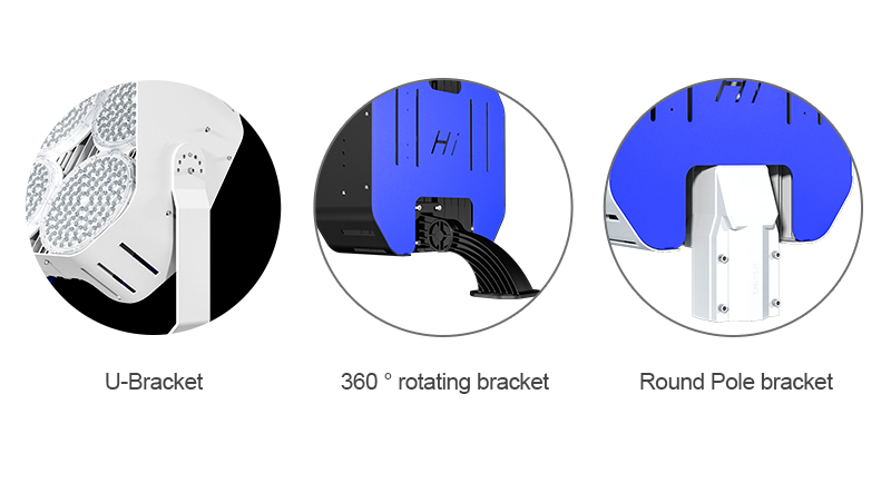 Hi-Hit LED flood light 500W Multiple Mounting