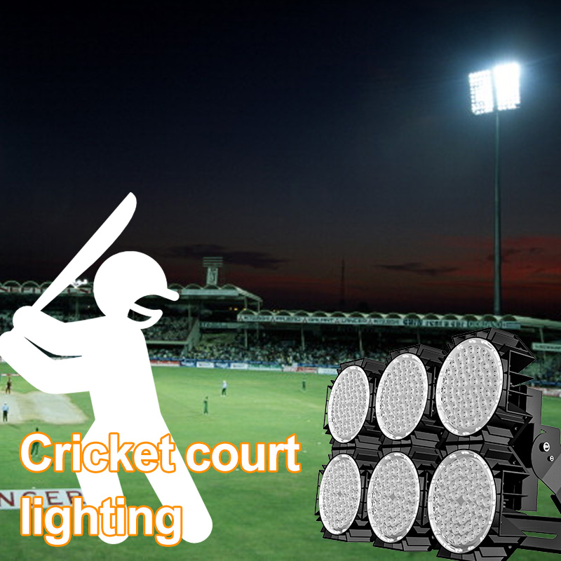 Cricket field stadium lighting