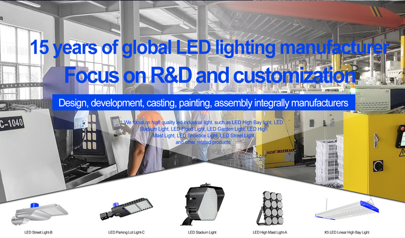 China led stadium lights manufacturer's top ten