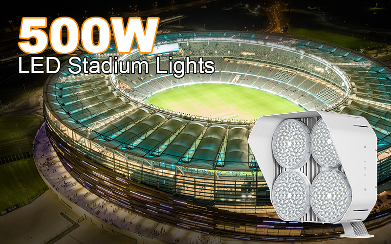 500W LED Stadium Light-Cost-effective Stadium Lighting US$189-UL DLC