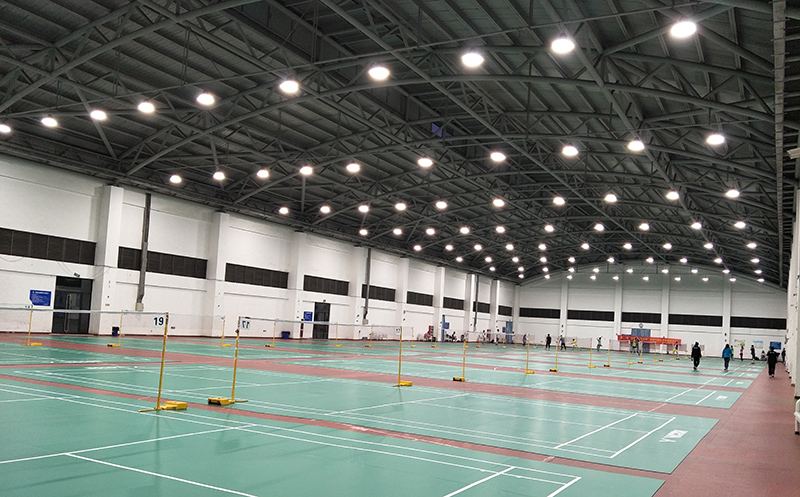 LED UFO High Bay Light 200w used for badminton court in Kuala Lumpur, Malaysia