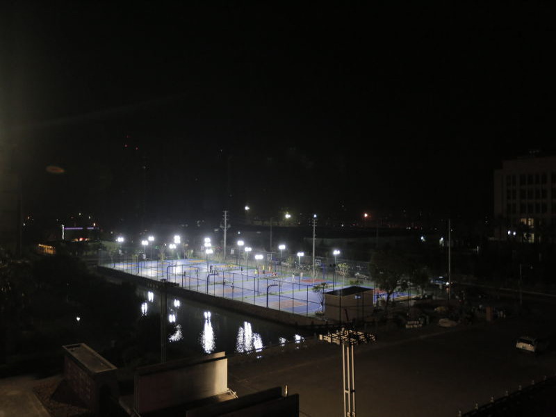 LED Stadium Light 600w used for basketball court in Singapore | HISHINE