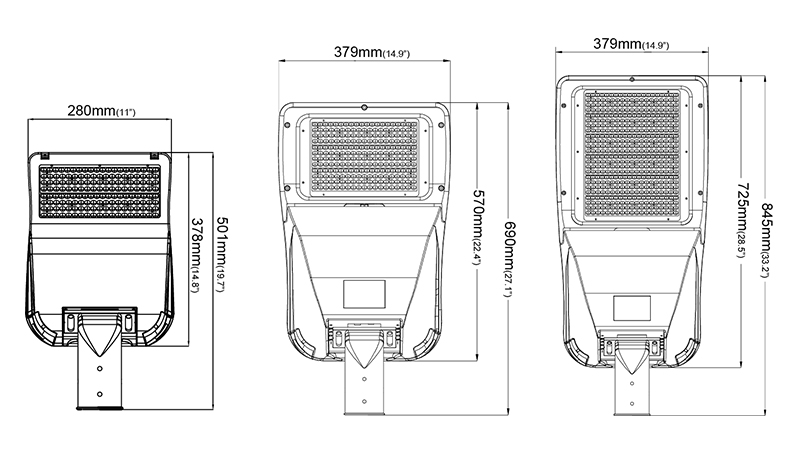 A variety of specifications can be selected