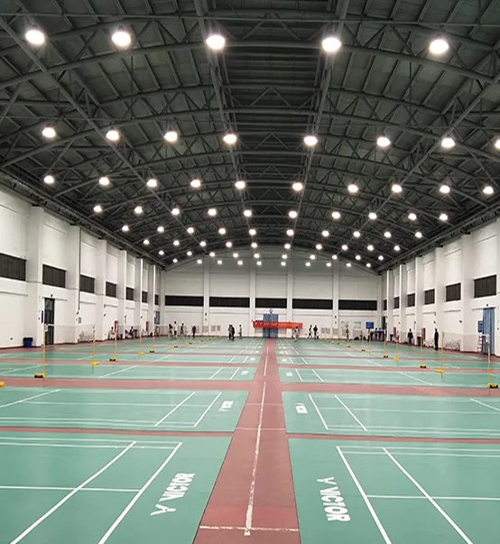 LED UFO High Bay Light 200w used for badminton court in Kuala Lumpur, Malaysia