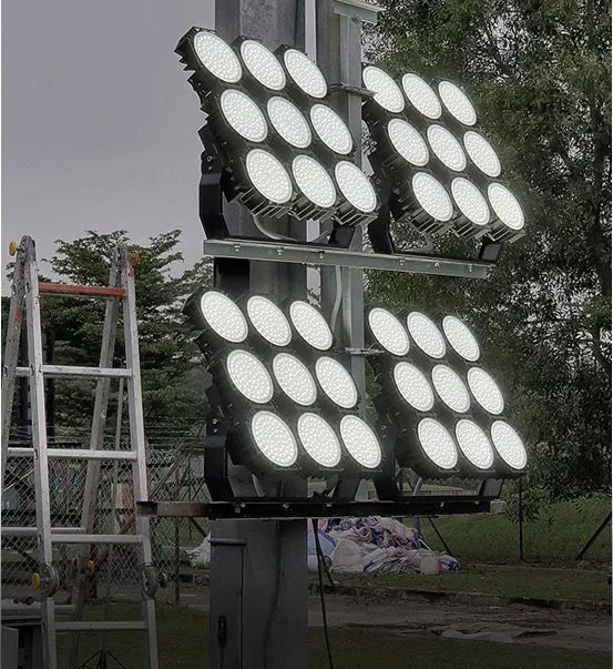 40PCS 960W LED HIGH MAST LIGHT IN USA