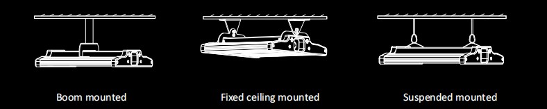 fixed way of K7 led high bay light