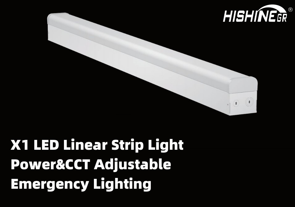 60W LED Strip Light Power;CCT Adjustable LED Linear Light-hishine