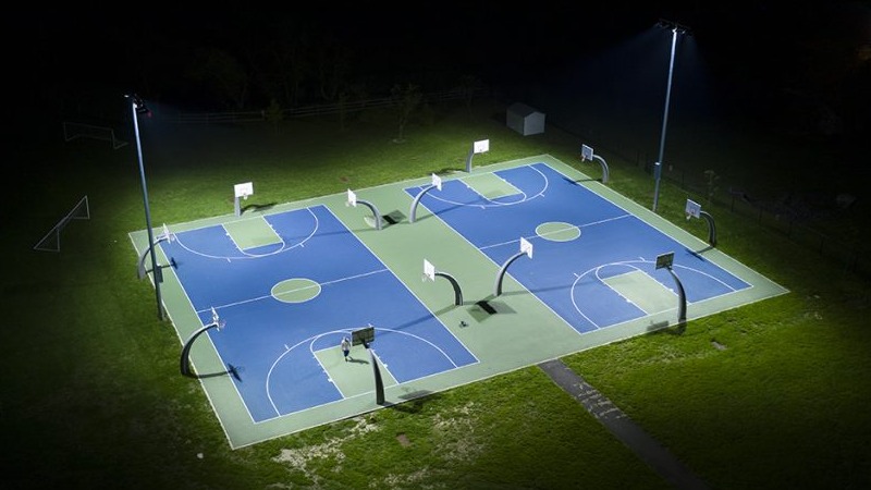 How to Light Up an Basketball Court?-Hishine