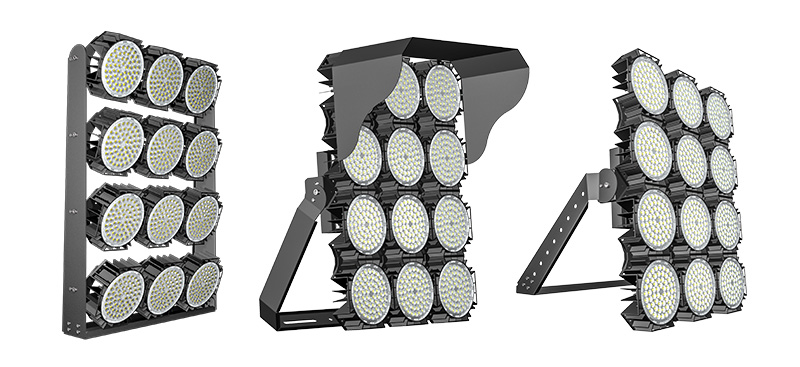 Hi-Robot series LED stadium lights installation