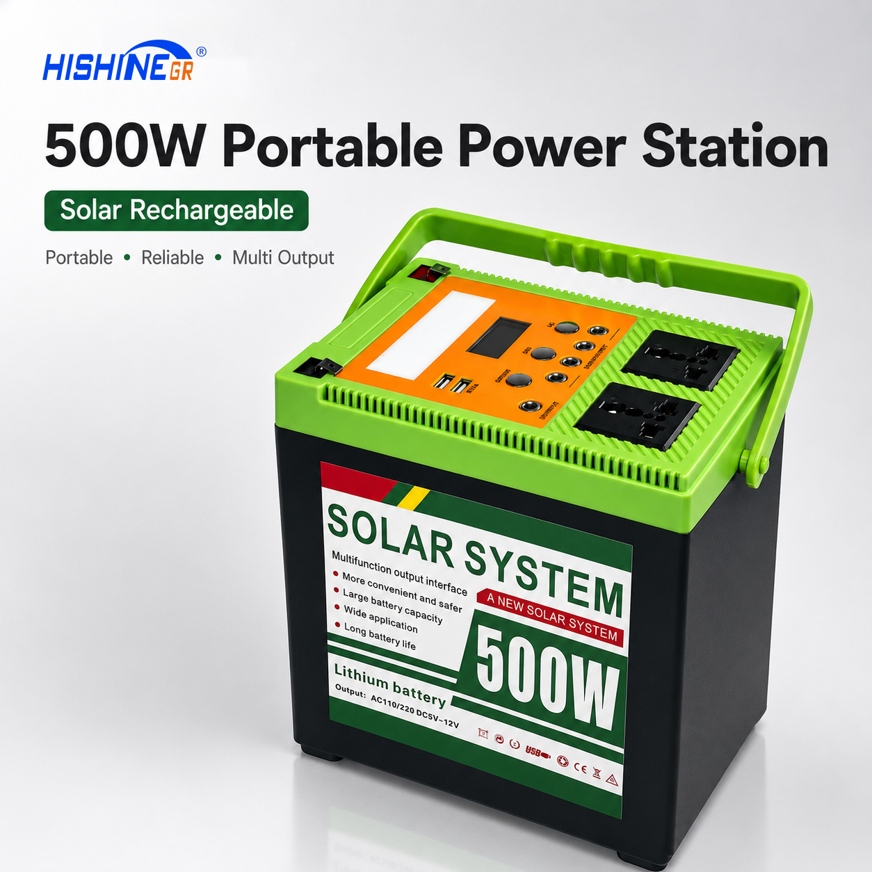 500W Portable Power Station 