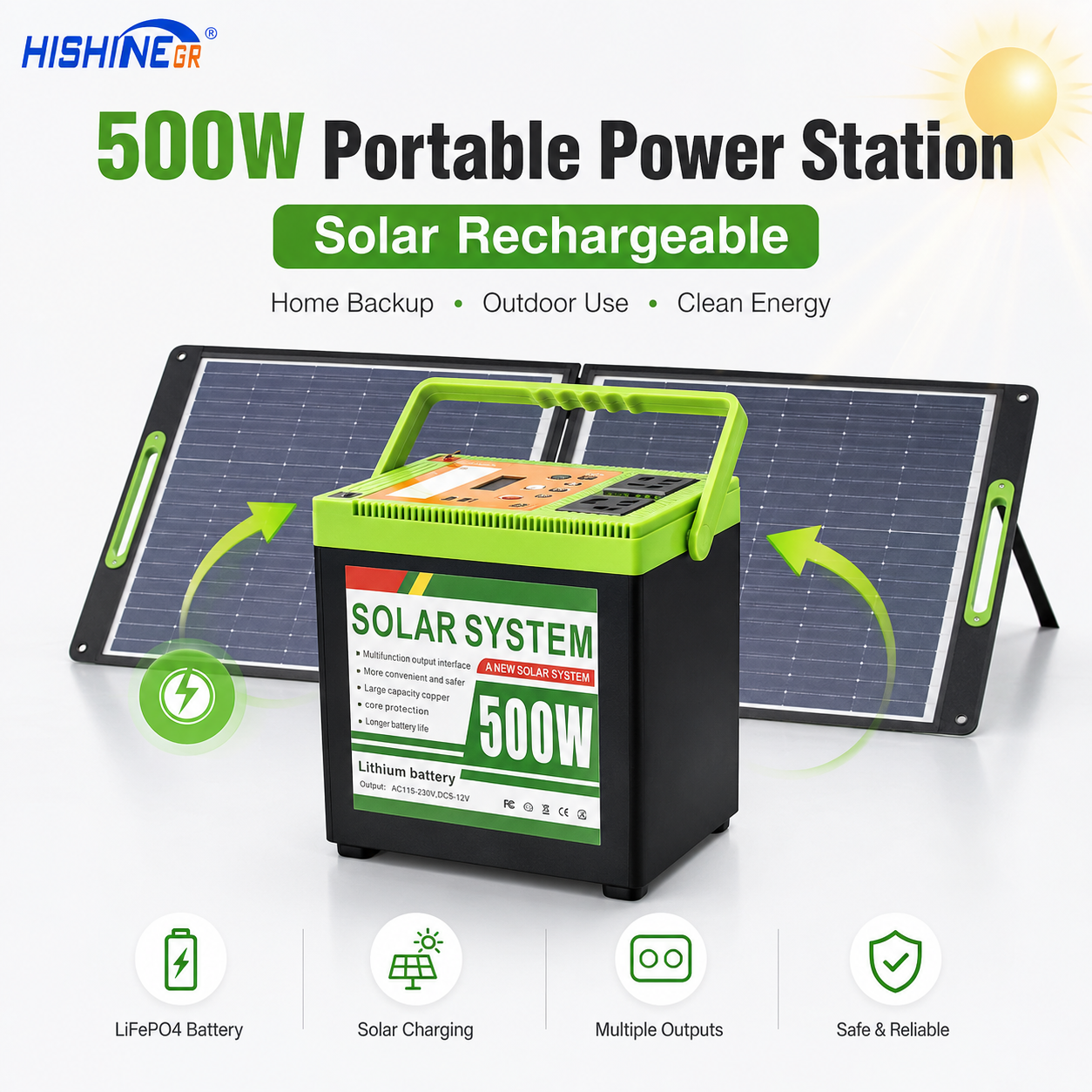 500W Portable Power Station 