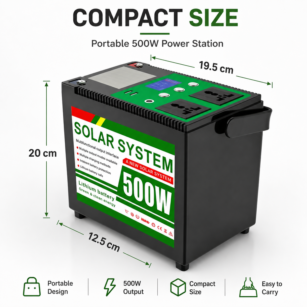 500W Portable Power Station 